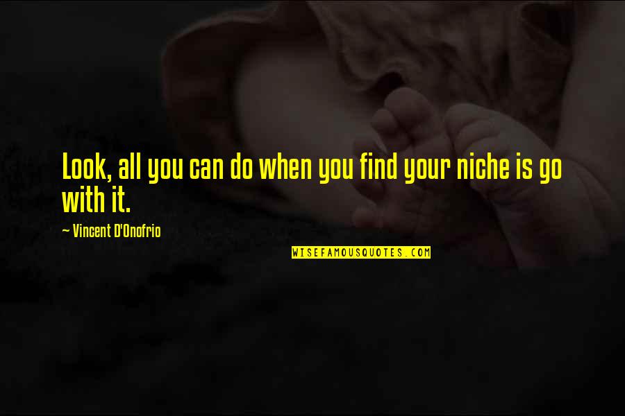 Chilei K Zt Rsas G Quotes By Vincent D'Onofrio: Look, all you can do when you find