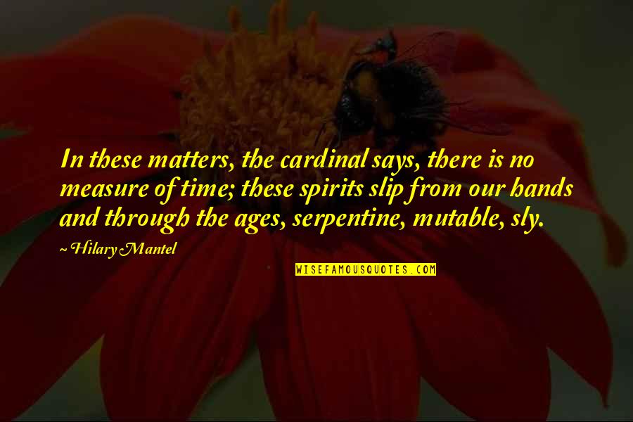 Chin Wah Paints Quotes By Hilary Mantel: In these matters, the cardinal says, there is