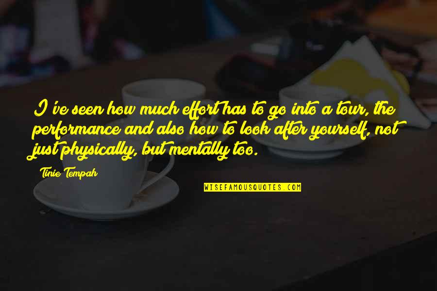 Chinese New Year Inspirational Quotes By Tinie Tempah: I've seen how much effort has to go Chinese New Year Inspirational Quotes By Tinie Tempah: I've seen how much effort has to go