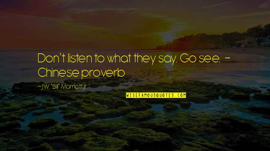 Chinese Proverb Quotes By J.W. 