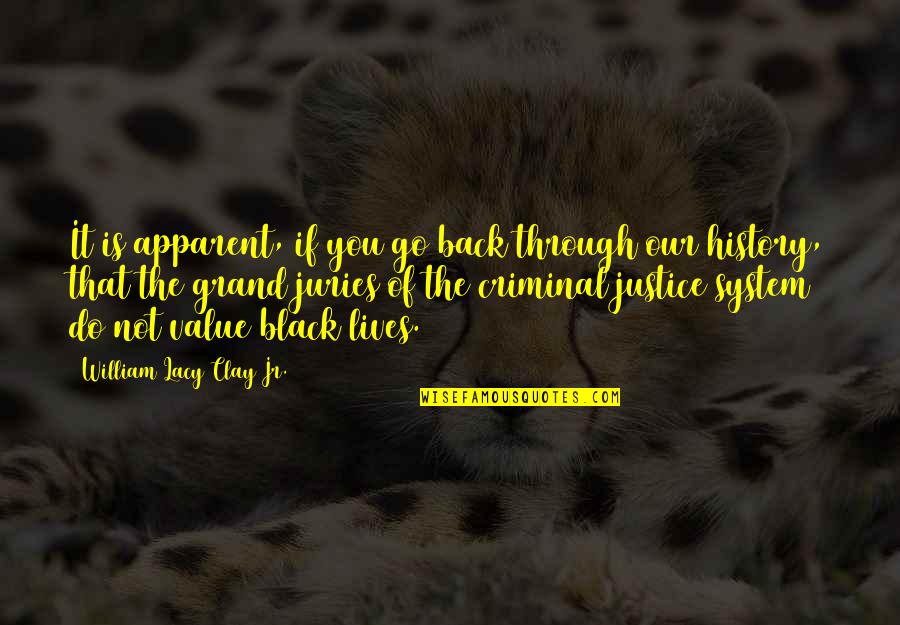 Chiquillo Que Quotes By William Lacy Clay Jr.: It is apparent, if you go back through Chiquillo Que Quotes By William Lacy Clay Jr.: It is apparent, if you go back through