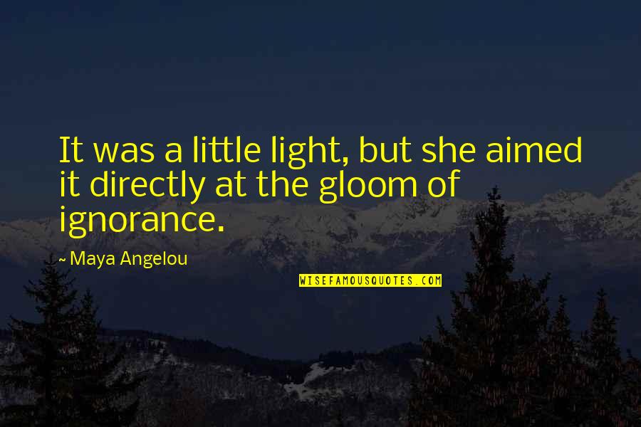 Chocolatada Quotes By Maya Angelou: It was a little light, but she aimed
