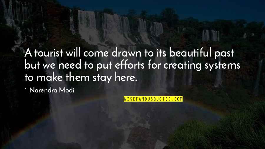 Chocolatiness Quotes By Narendra Modi: A tourist will come drawn to its beautiful