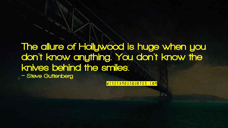 Chopper Reid Comedian Quotes By Steve Guttenberg: The allure of Hollywood is huge when you