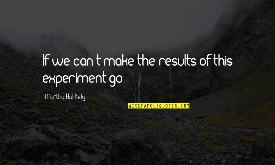 Chouchane Youtube Quotes By Martha Hall Kelly: If we can't make the results of this Chouchane Youtube Quotes By Martha Hall Kelly: If we can't make the results of this