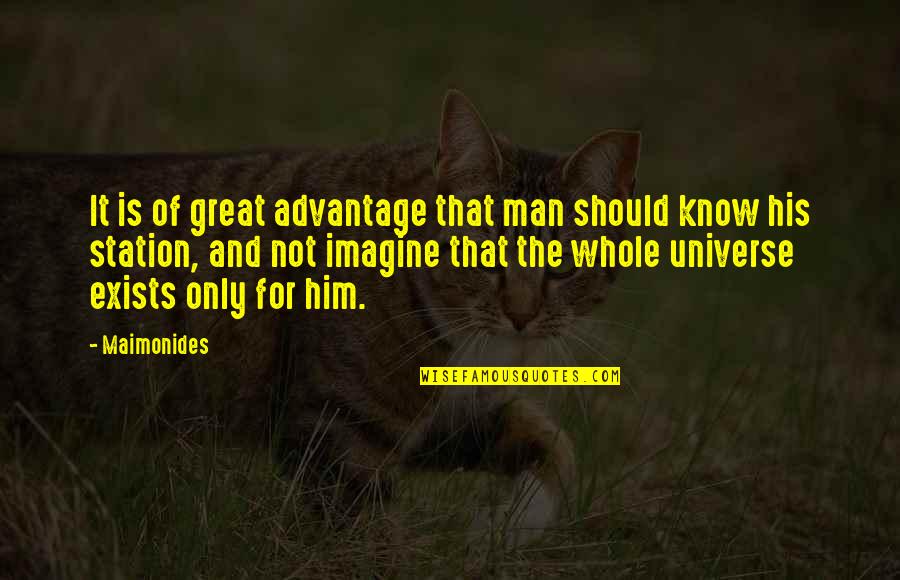 Chris Brown Open Road Quotes By Maimonides: It is of great advantage that man should