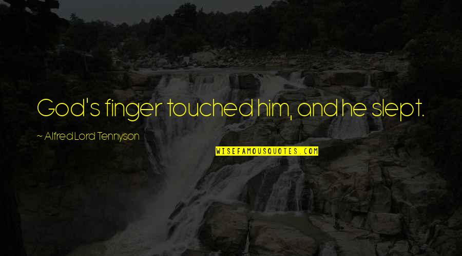Chris Farley Weekend Update Air Quotes By Alfred Lord Tennyson: God's finger touched him, and he slept. Chris Farley Weekend Update Air Quotes By Alfred Lord Tennyson: God's finger touched him, and he slept.