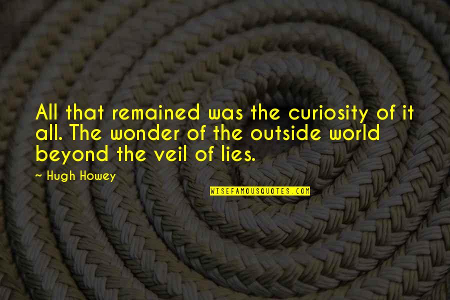 Chris Pratt Health Quotes By Hugh Howey: All that remained was the curiosity of it