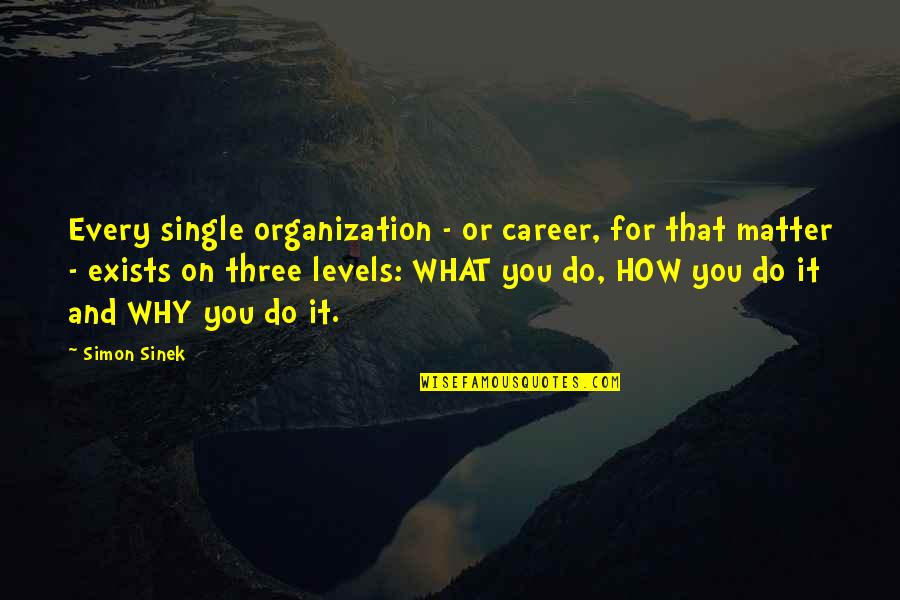 Christian Lifestyle Quotes By Simon Sinek: Every single organization - or career, for that