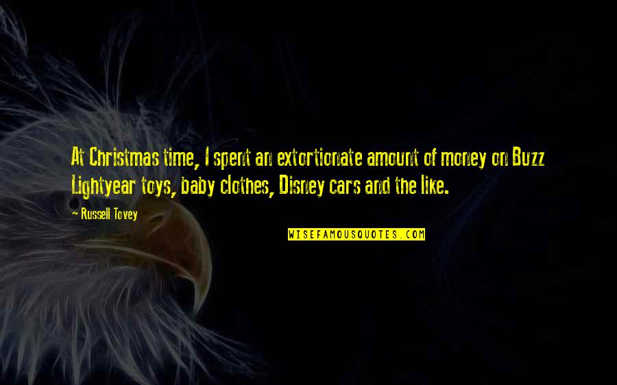 Christmas And Baby Quotes By Russell Tovey: At Christmas time, I spent an extortionate amount Christmas And Baby Quotes By Russell Tovey: At Christmas time, I spent an extortionate amount