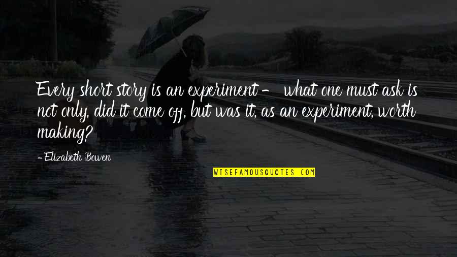 Christmas From Billy Graham Quotes By Elizabeth Bowen: Every short story is an experiment - what Christmas From Billy Graham Quotes By Elizabeth Bowen: Every short story is an experiment - what