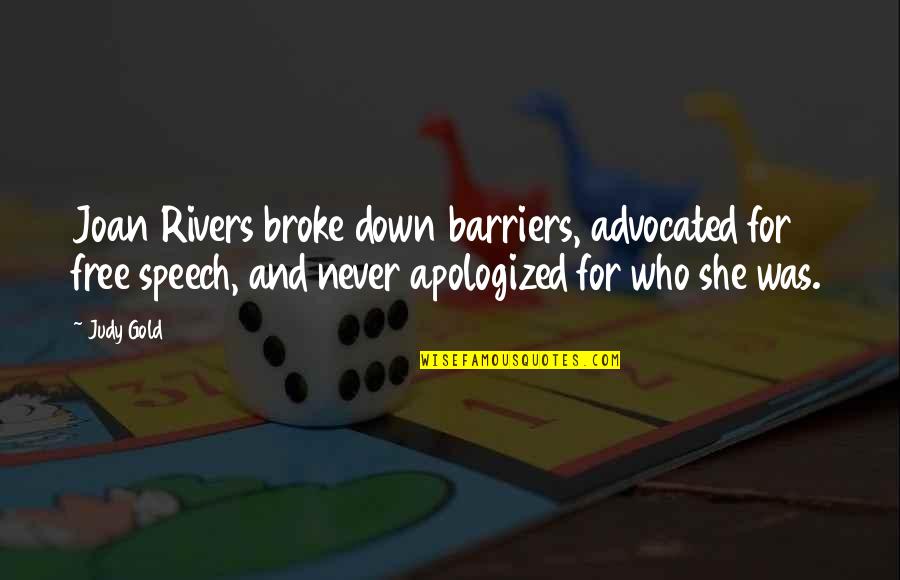 Christmas Time Motivational Quotes By Judy Gold: Joan Rivers broke down barriers, advocated for free