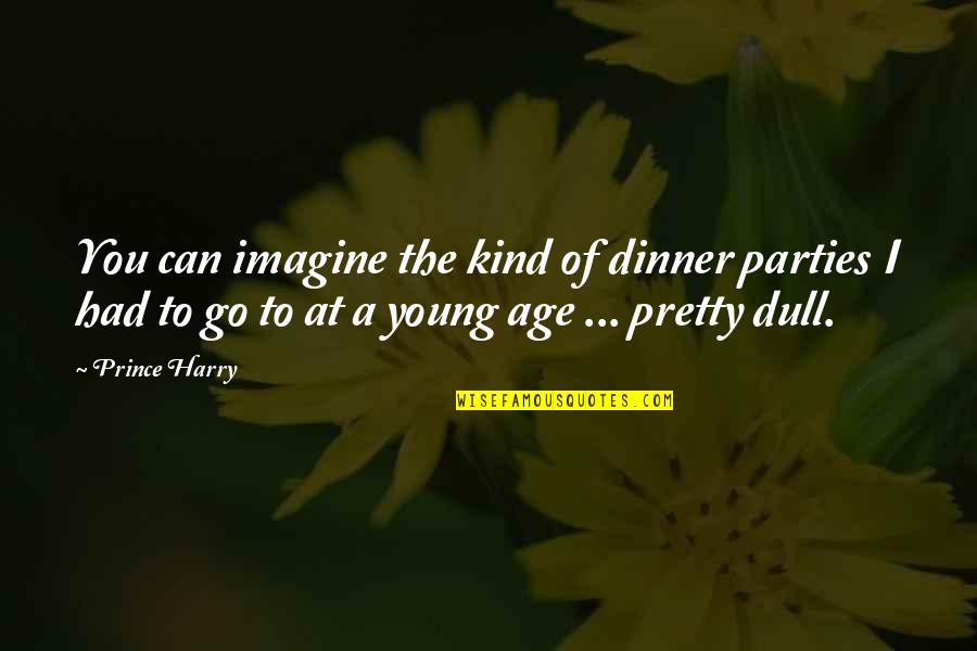 Christopher Mintz-plasse Quotes By Prince Harry: You can imagine the kind of dinner parties Christopher Mintz-plasse Quotes By Prince Harry: You can imagine the kind of dinner parties