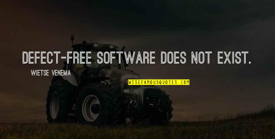 Christovao Quotes By Wietse Venema: Defect-free software does not exist.