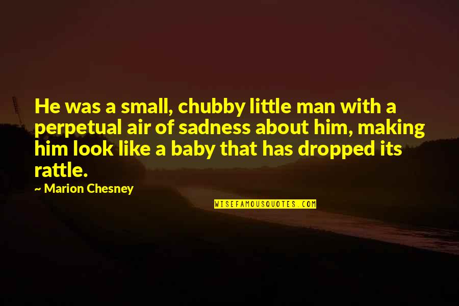 Chubby Babies Quotes By Marion Chesney: He was a small, chubby little man with