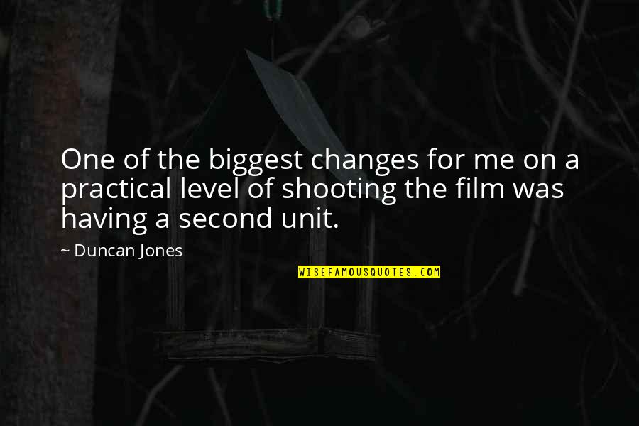 Chubi Del Quotes By Duncan Jones: One of the biggest changes for me on