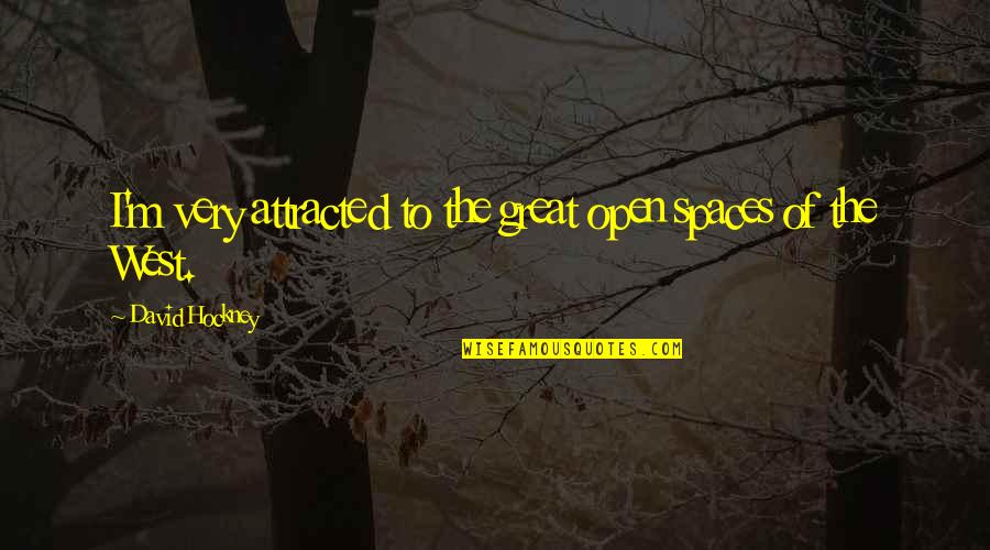 Chungha Song Quotes By David Hockney: I'm very attracted to the great open spaces Chungha Song Quotes By David Hockney: I'm very attracted to the great open spaces