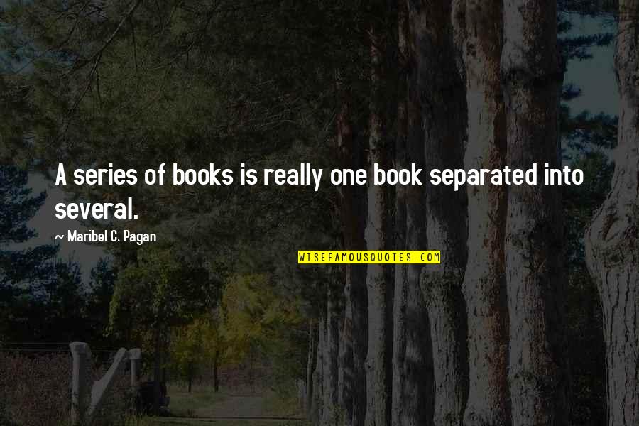 Chust Czechoslovakia Quotes By Maribel C. Pagan: A series of books is really one book Chust Czechoslovakia Quotes By Maribel C. Pagan: A series of books is really one book