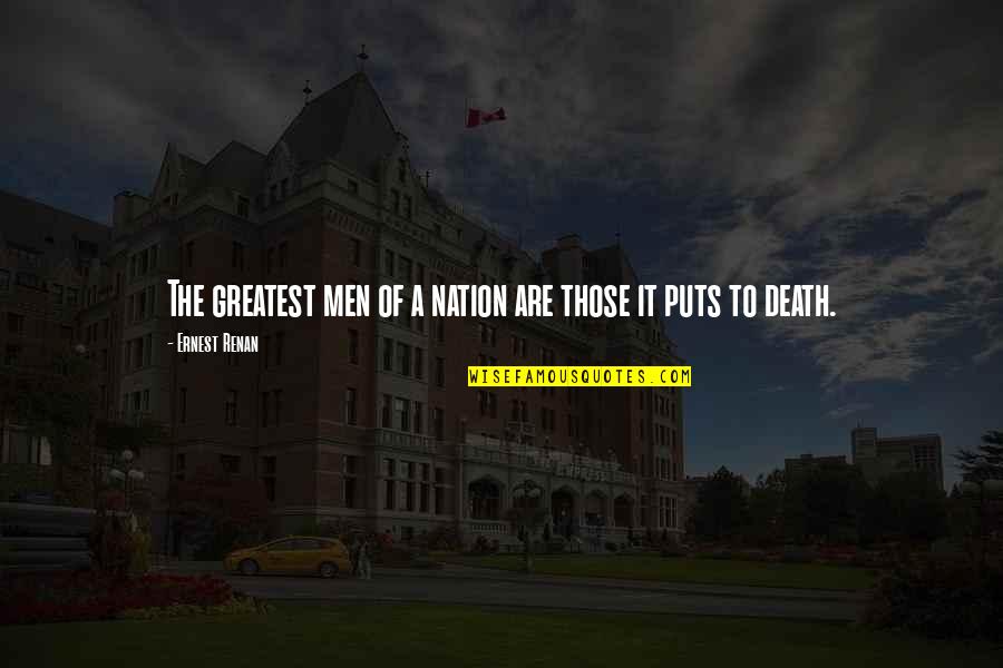 Chwile Quotes By Ernest Renan: The greatest men of a nation are those Chwile Quotes By Ernest Renan: The greatest men of a nation are those
