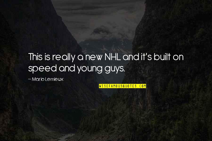 Ciafone Veronica Quotes By Mario Lemieux: This is really a new NHL and it's