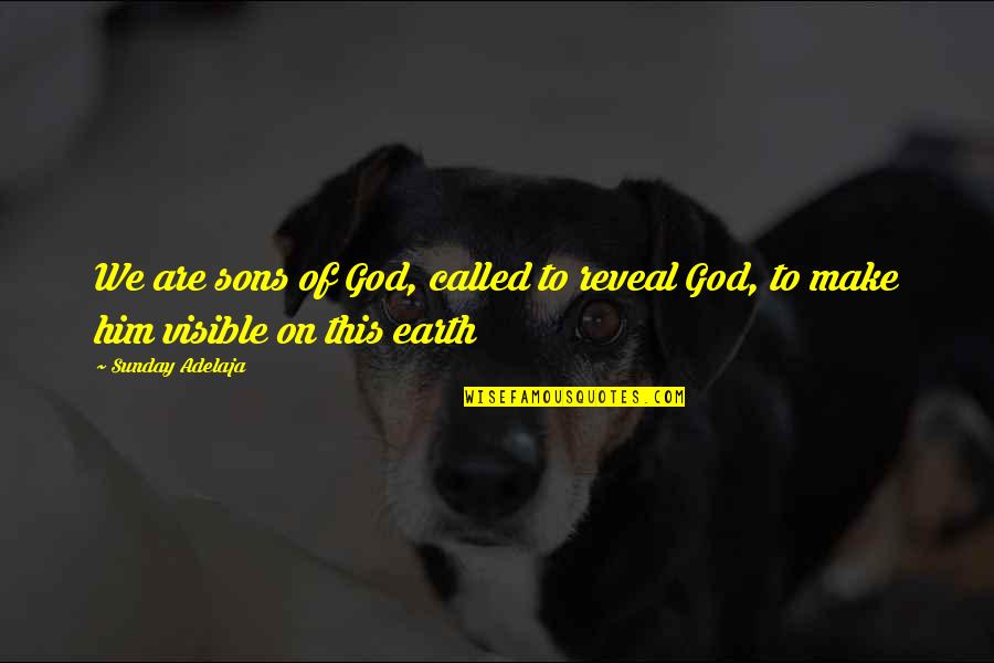 Ciampitti Associates Quotes By Sunday Adelaja: We are sons of God, called to reveal
