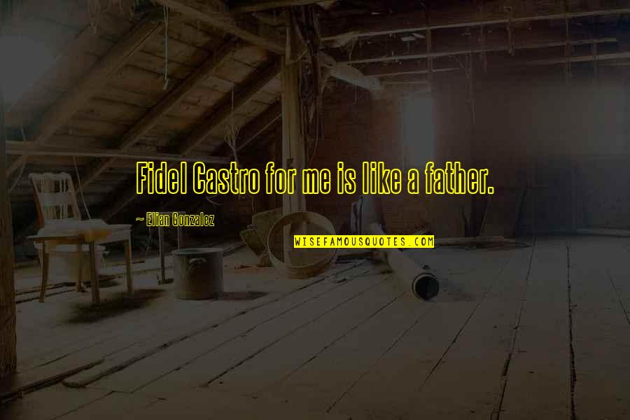 Cinara Leal Quotes By Elian Gonzalez: Fidel Castro for me is like a father. Cinara Leal Quotes By Elian Gonzalez: Fidel Castro for me is like a father.