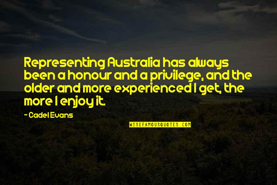 Cinnabon Delivery Quotes By Cadel Evans: Representing Australia has always been a honour and Cinnabon Delivery Quotes By Cadel Evans: Representing Australia has always been a honour and