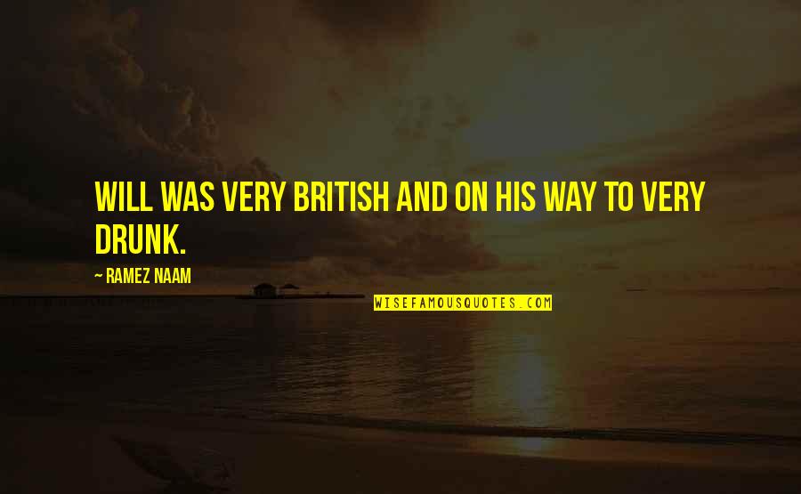 Cinnamon Buns Quotes By Ramez Naam: Will was very British and on his way