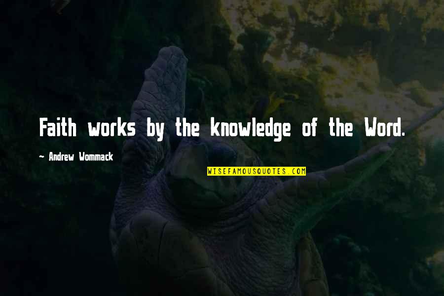 Ciolacu Marcel Quotes By Andrew Wommack: Faith works by the knowledge of the Word. Ciolacu Marcel Quotes By Andrew Wommack: Faith works by the knowledge of the Word.