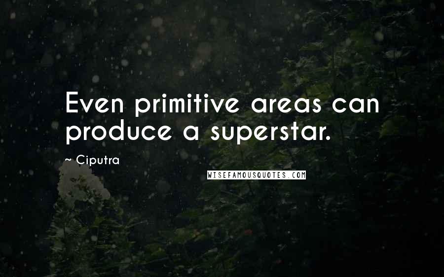 Ciputra quotes: Even primitive areas can produce a superstar.