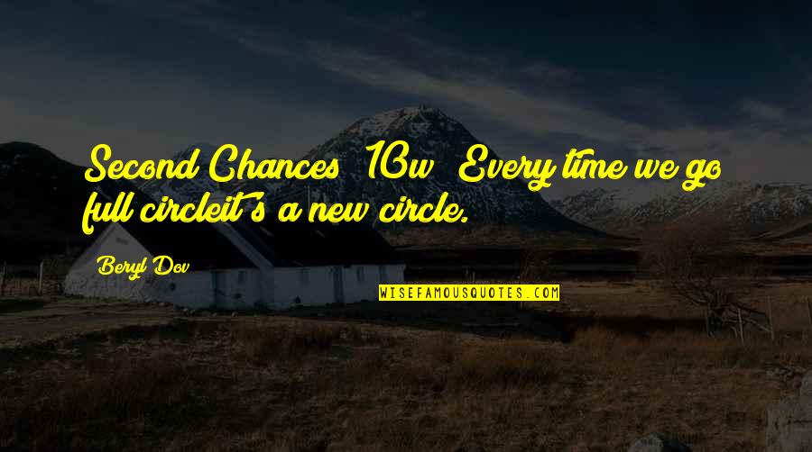 Circle Time Quotes By Beryl Dov: Second Chances [10w] Every time we go full