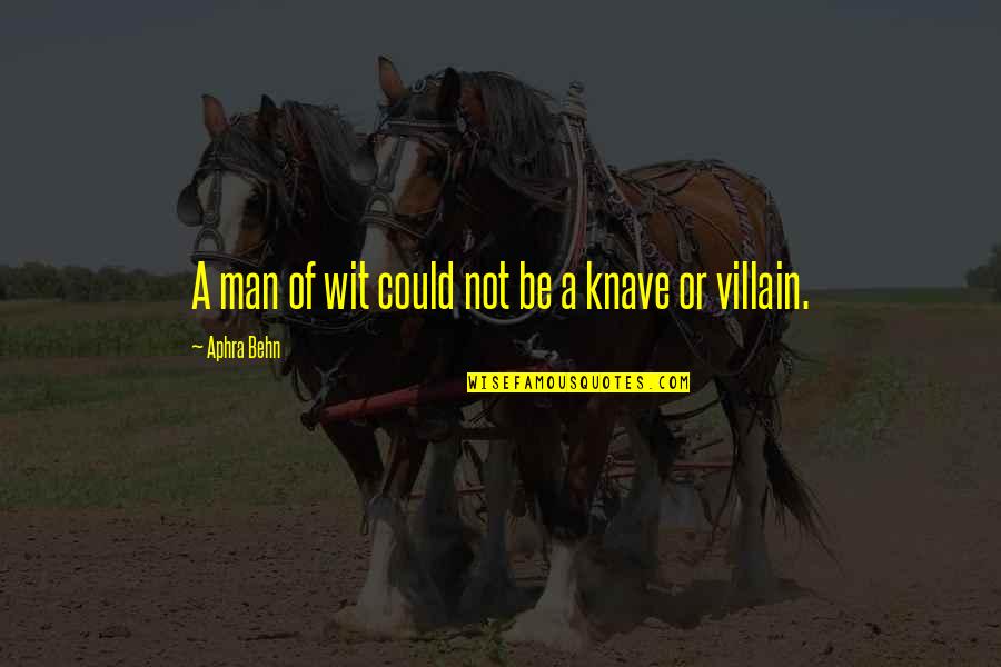 Cite A Quotes By Aphra Behn: A man of wit could not be a