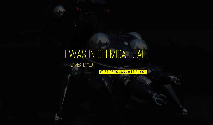 City States Civ Quotes By James Taylor: I was in chemical jail. City States Civ Quotes By James Taylor: I was in chemical jail.