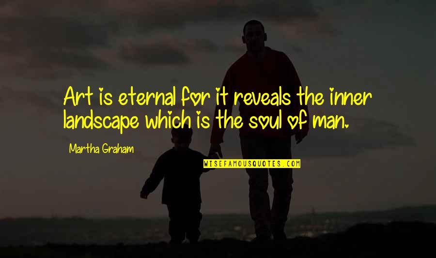 Ciuciuleni Quotes By Martha Graham: Art is eternal for it reveals the inner