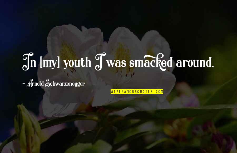 Civil War Food Quotes By Arnold Schwarzenegger: In [my] youth I was smacked around.