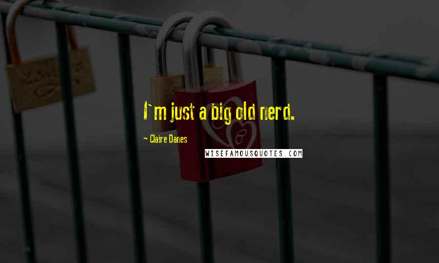 Claire Danes quotes: I'm just a big old nerd.