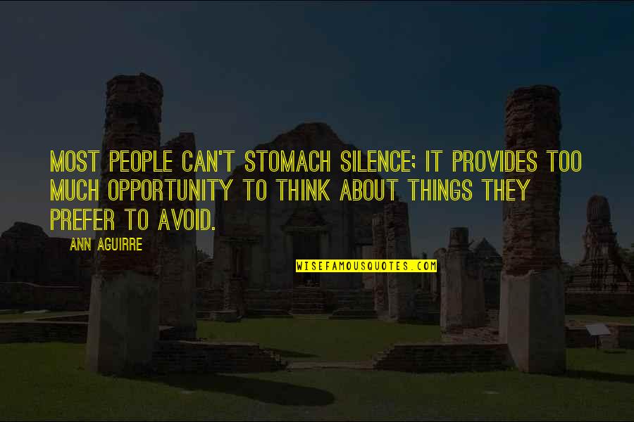 Clannad Kotomi Quotes By Ann Aguirre: Most people can't stomach silence; it provides too