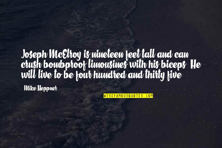 Clarios Stock Quotes By Mike Heppner: Joseph McElroy is nineteen feet tall and can Clarios Stock Quotes By Mike Heppner: Joseph McElroy is nineteen feet tall and can