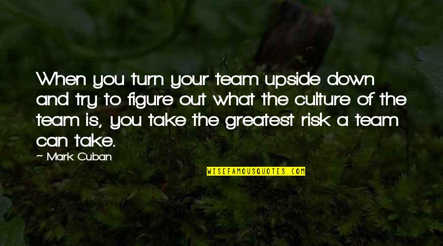 Claritate Poze Quotes By Mark Cuban: When you turn your team upside down and