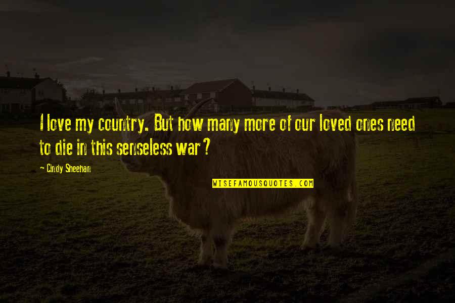 Classically Simple Quotes By Cindy Sheehan: I love my country. But how many more