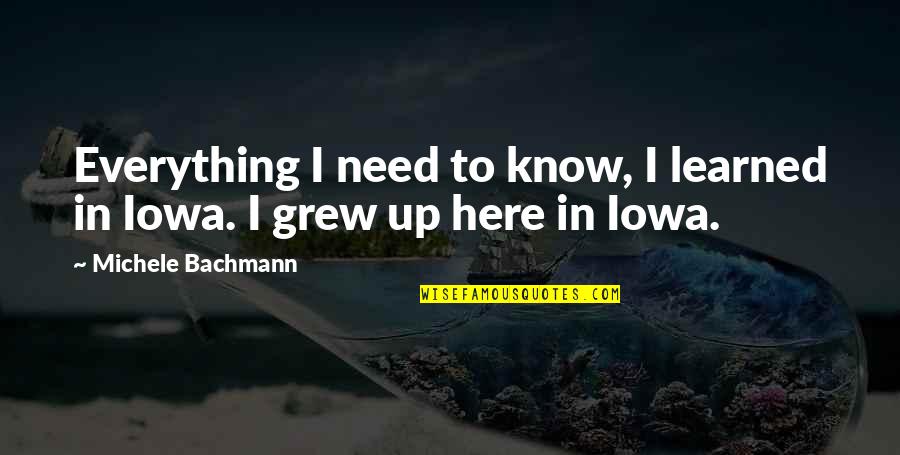 Classico Spaghetti Quotes By Michele Bachmann: Everything I need to know, I learned in Classico Spaghetti Quotes By Michele Bachmann: Everything I need to know, I learned in