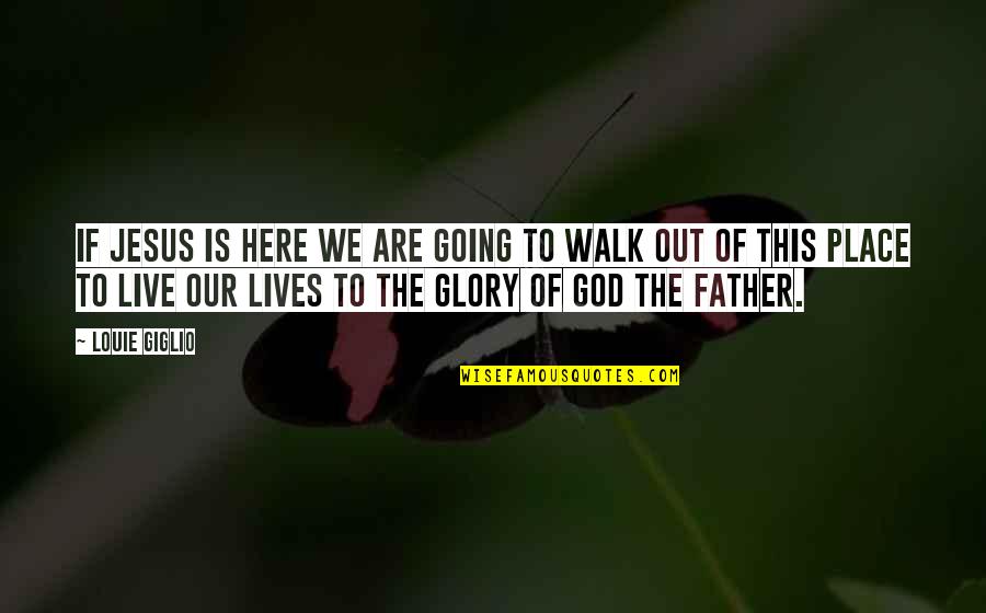 Claustrofobia Band Quotes By Louie Giglio: If Jesus is here we are going to Claustrofobia Band Quotes By Louie Giglio: If Jesus is here we are going to