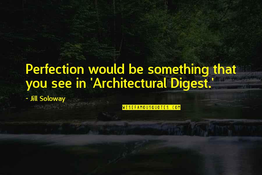 Cleanseth Quotes By Jill Soloway: Perfection would be something that you see in