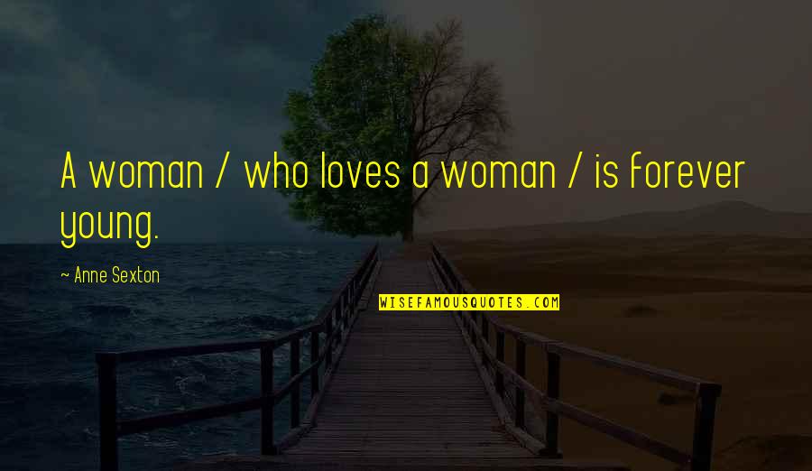 Clear Consciousness Quotes By Anne Sexton: A woman / who loves a woman /