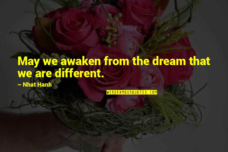 Clement Rosset Quotes By Nhat Hanh: May we awaken from the dream that we
