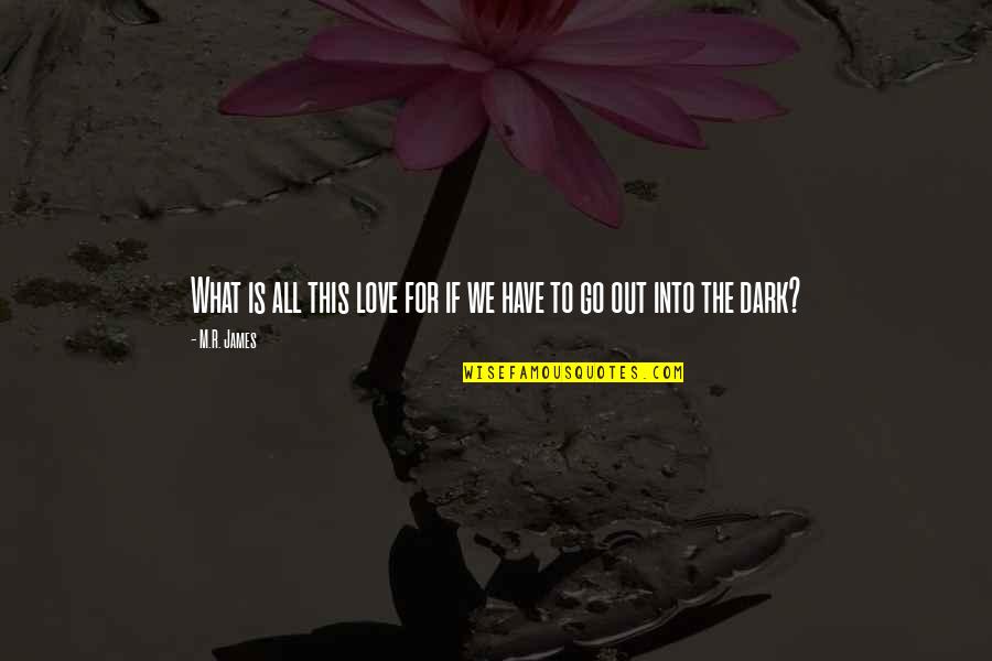 Clepsydra Geyser Quotes By M.R. James: What is all this love for if we