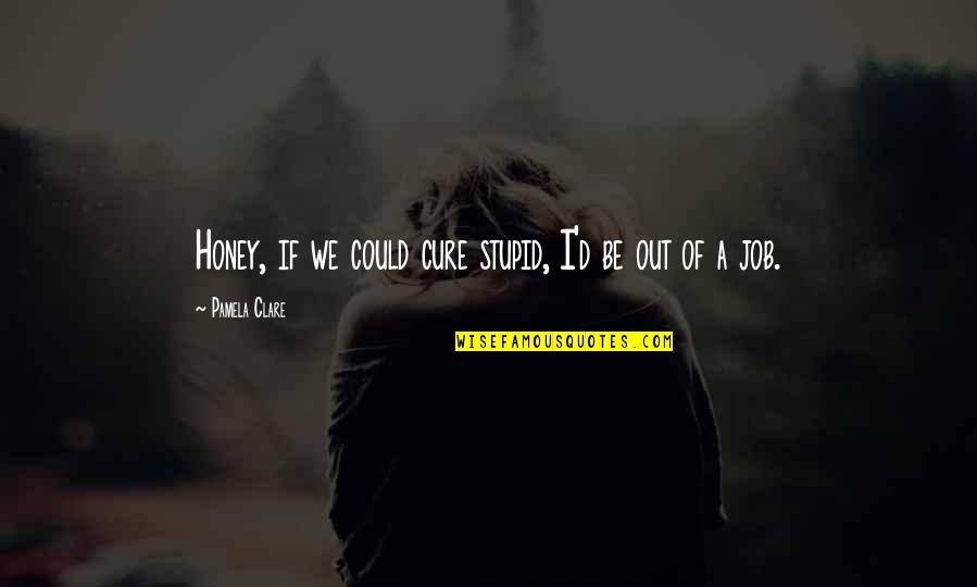 Climara Dosage Quotes By Pamela Clare: Honey, if we could cure stupid, I'd be Climara Dosage Quotes By Pamela Clare: Honey, if we could cure stupid, I'd be