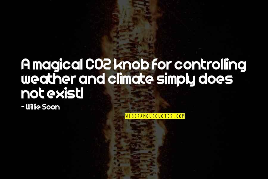 Climate And Weather Quotes By Willie Soon: A magical CO2 knob for controlling weather and