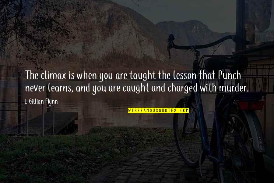 Climax Quotes By Gillian Flynn: The climax is when you are taught the Climax Quotes By Gillian Flynn: The climax is when you are taught the