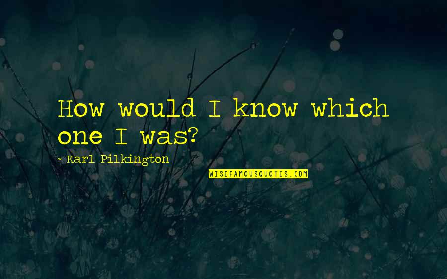Cloning Quotes By Karl Pilkington: How would I know which one I was? Cloning Quotes By Karl Pilkington: How would I know which one I was?